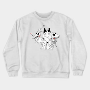 Sparky, Zero, and Scraps Crewneck Sweatshirt